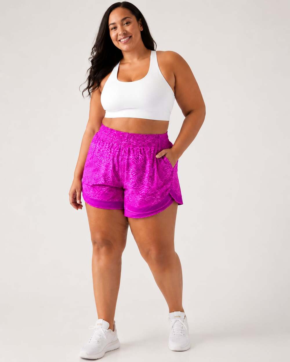 Athleta Printed Mesh Racer Run Short 4" Size 2X Gorpcore Quality Comfort